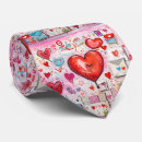 Recherche de motif coeur cravates Romance