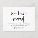 Recherche de déménagement cartes postales Noir et blanc