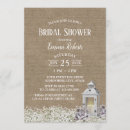 Recherche de jute et nuptiales invitations Rustique