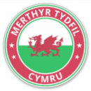 Recherche de cardiff autocollants Drapeau