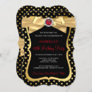 Recherche de gold polka dots invitations Chic