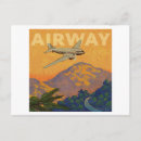 Recherche de compagnie aérienne cartes postales Rétro