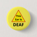 Recherche de sourd dans une oreille badges Perte auditive