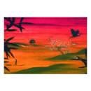 Recherche de coucher soleil japonais art Asiatique