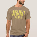 Recherche de pizza drôle tshirts Tranche de pizza