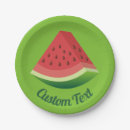 Recherche de fruit assiettes en papier Été