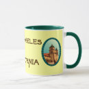 Recherche de souvenir de los angeles tasses Rétro
