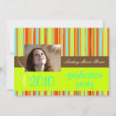 Recherche de vert fluorescent invitations Orange