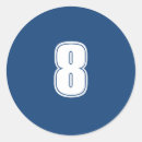Recherche de 8 autocollants Huit