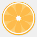 Recherche de tranche orange autocollants Fruit