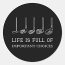 Recherche de club de golf autocollants Drôle