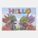 Recherche de humour coq en table linges Animal