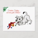 Recherche de chiot noël cartes postales Chien