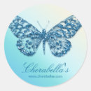Recherche de papillons bleus autocollants Nature