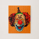 Recherche de de clown puzzles Vintage