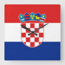 Recherche de la croatie horloges Drapeau croate