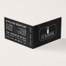 Recherche de brasserie cartes visite Barman