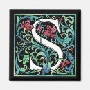 Recherche de vitrail magnets Floral