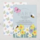 Recherche de abeille baby shower invitations Floral