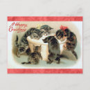 Recherche de chatons vintages cartes postales Rétro