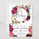 Recherche de burgundy baby shower invitations Rose