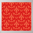 Recherche de damassé rouge posters Victorien