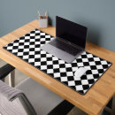 Recherche de chevron moderne tapis souris Noir et blanc