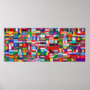 Recherche de drapeau du monde posters Coloré