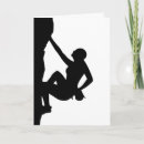 Recherche de grimpeur vœux cartes Silhouette
