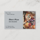Recherche de garnitures cartes visite Pizzeria