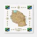 Recherche de tanzanie magnets Drapeaux du monde