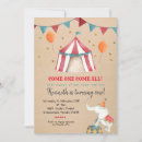 Recherche de vintage circus invitations Neutre