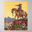 Recherche de cowboy vintage art Americana