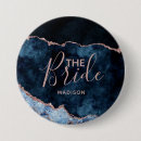 Recherche de bleu chic badges Mariés