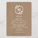 Recherche de monogrammes 14x19 invitations Fleurs