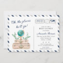 Recherche de vintage travel baby shower invitations Partout dans le monde