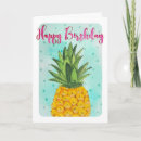 Recherche de ananas anniversaire cartes Été