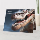 Recherche de trex anniversaire cartes Tyrannosaurus
