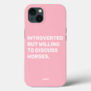 Recherche de cheval rose iphone coques Équitation