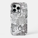 Recherche de tigre iphone coques Noir