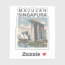 Recherche de drapeau singapour autocollants Patriotisme