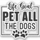 Recherche de caresse autocollants Amoureux des chiens