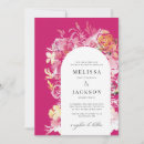 Recherche de fuchsia mariage invitations Romantique