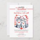 Recherche de de chat mariage invitations Félin