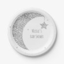 Recherche de baby shower de lune assiettes Céleste