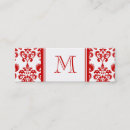 Recherche de motif de damassé cartes visite Girly