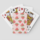 Recherche de motif pastèque de jeux de cartes Nourriture