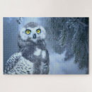 Recherche de oiseau de neige puzzles Hibou