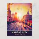 Recherche de kansas city cartes postales Coucher de soleil