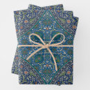 Recherche de motif bleu turquoise papier cadeau Vintage